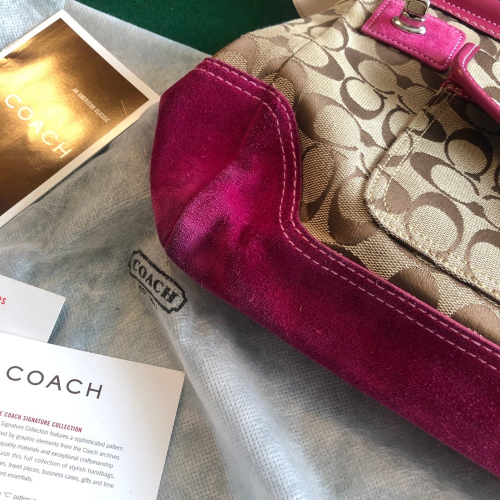 Coach Signature Collection Handbag - Picture 5 of 6